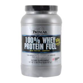 100% Whey Protein Fuel - Twinlab - Morango - 907 G