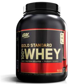 100% Whey Protein Gold Standard 2,27Kg Morango - Optimum (On)
