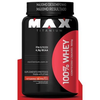 100% Whey Protein Max Titanium 900 G