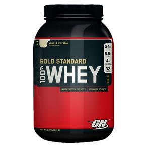 100 % Whey Protein - Optimum Nutrition - Baunilha - 909 G