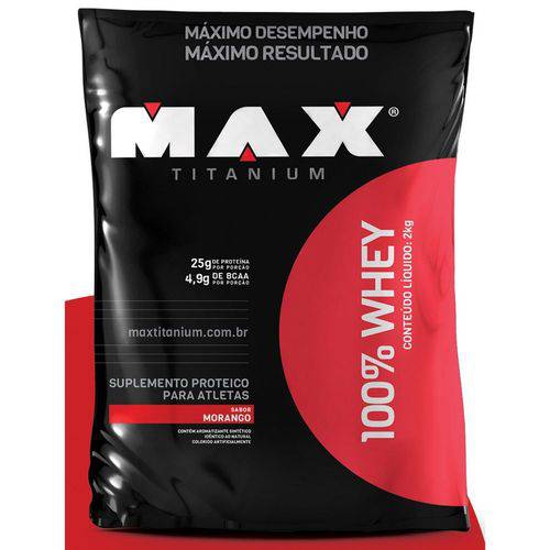 100% Whey Refil (2kg) - Max Titanium