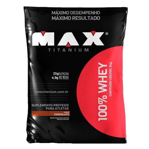 100% Whey Refil 2kg Max Titanium