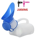 1000 ml Ourdoor Aid Bottle Urinol Feminino Masculino Unisex Wc Móvel Portátil para Viagens de Carro Viagens Camping Caminhadas