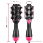 1000W Hot Air Hair Brush One Step 2-in-1 Hair Dryer & Styler &Volumizer Multi-functional Straightening & Curly Hair Brush with Negative Ions