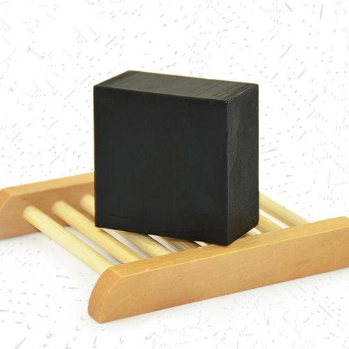 100g de Carvão de Bambu Removedor de Cravo Anti-acne Clareamento da Pele Sabão de Limpeza