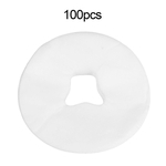 100pcs de cabeça/Face descartáveis almofada absorvente capas de silicone de grau médico