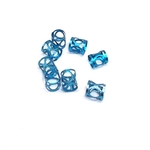 100pcs / Jogo colorido Tools tranças Beads Anéis Cuff Cabelo Styling