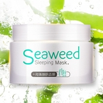 120g de algas Máscara do sono Hidratante Whitening Firming Skin Care Shrinking Máscara poros da face do sono