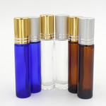 10ml portátil Mini Roll on vidro Frasco de perfume recipiente vazio recarregáveis ¿¿para Líquido Essencial Fragrance Oil Bottle Viagem