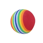 10pcs / 1Pcs Super Q esfera do arco-íris Toy Cat espuma EVA colorido Bola de Pet Toy