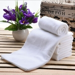 10pcs Branco descartáveis ¿¿toalha de rosto Salão de Cabeleireiro Toalhas 30 * 70 centímetros de viagem Washcloth Towel