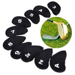 10PCS Golf Club Iron Head Covers Protector Golf Acessórios
