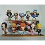 10pcs One Piece conjunto completo de Personagens 68 Generations Artesanal Luffy Imperador Dolls Ornamentos