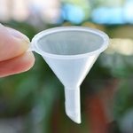 10pcs Plástico Transparente Mini-funis De óleo Líquido Para Laboratório De Garrafa De Difusor De Perfume