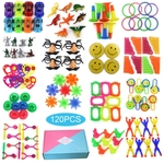 120pcs / Set Kids Brinquedos partido Set Variedade para sala de aula Cor caixa de embalagem Redbey
