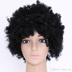 10" Fashion Short Afro Curly Wigs African Black Curly Short Wigs For Black Women Fashion Hot Selling In Us European Popular Hair Style Show