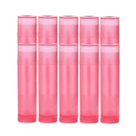 10x5G Tubos De Batom Vazios Frascos De Bálsamo Para Lábios Recarregáveis ¿¿frascos Rosa Vermelho
