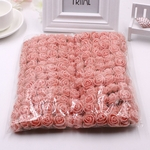 144pcs Artificial Lace PE Foam Rose Flores Artesanato grinalda Decor