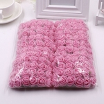 144pcs Artificial Lace PE Foam Rose Flores Artesanato grinalda Decor