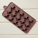 15 Cavidade em forma de estrela molde de silicone ferramenta DIY para Ice Cube Chocolate