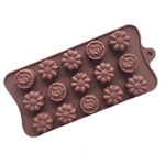 15-Cavity Silicone Chocolate Mold Mould para DIY Baking Ice Chocolate Supplies