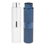 15 Ml Vazio Perfume Spray Atomizador Recarregável Frasco De Perfume Azul & Tira