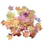 15g Metálico Sprinkles Colorido Maple Leaf Mesa Confetes Festa De Casamento Decoração