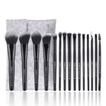 Makeup brush set 15pcs / escova de maquiagem profissional definido com saco Cosméticos essenciais Ferramenta