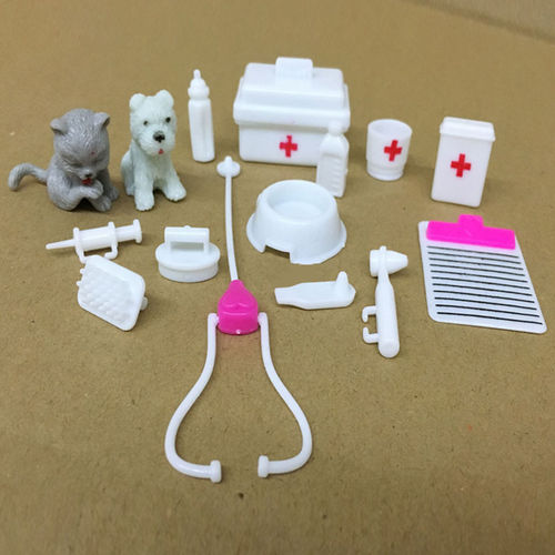15pcs Mini Medical Equipment Set Brinquedos para Pet acessórios da boneca
