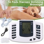 16 almofadas corpo eletrônico emagrecimento massagem muscular dor relaxar terapia massageador de acupuntura