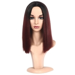 16 polegadas Hetero sintética peruca de cabelo do cabelo para mulheres negras Bobo cabeça sintéticos ferramentas peruca profissional bonito 2019