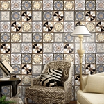 16pcs autoadesivo Tile Art Decalque etiqueta DIY Cozinha Casa de Banho Decor Vinyl
