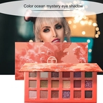 18-color Mist¨¦rio Oceano Kit Maquiagem Eyeshadow Palette Matte Pearlescent do Flash