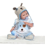 18 Inch Kawaii Renascer Baby Dolls DIY corpo Brinquedos completa Babies silicone realistas