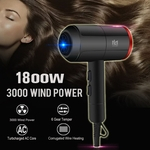 1800W profissional secador de cabelo quente e frio golpe rápido aquecimento grande poder