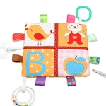 19 * 19cm Bebê Reconfortante Blanket Super Macio Praça Plush bebê Appease toalha de bebê Brinquedos