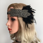 1920headband S Flapper Pena Bandana Luxo Vintage Gatsby Frisado Headpieces
