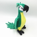 12in BLU & Jewel 2PCS Rio Plush Toy Parrot Bird Stuffed Animal Doll for Kids Gift