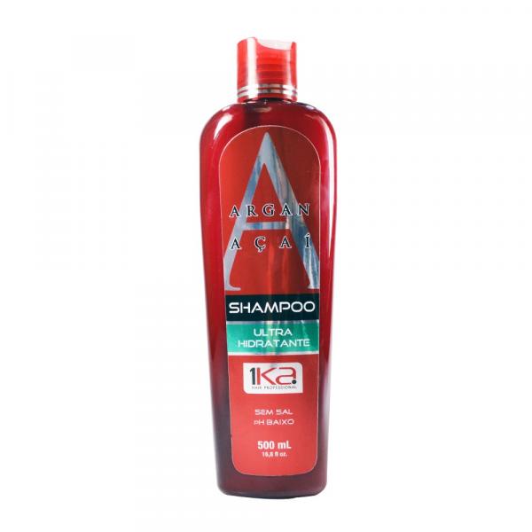 1Ka. Argan Açaí - Shampoo Ultra Hidratante Pós Alisamento - 500ml - 1 Ka. Hair Professional