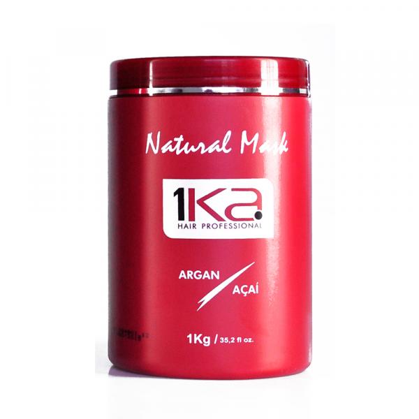 1Ka. Natural Mask Argan e Açaí Máscara de Restauração - 1Kg - 1 Ka. Hair Professional