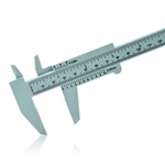 1pc Plastic Caliper sobrancelha régua de medição Escala dupla Sliding calibre Régua por Maquiagem sobrancelha permanente