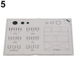 1pc Professional suave silicone Praticar Nail Art Transferência Kit Mat ferramenta de beleza