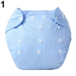 1pc reutilizável bebê de três camadas Fralda de pano ajustável lavável Fraldas Soft Cover