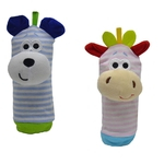 1PC / Set Bebê Wrist Rattle Socks Baby Puzzle Wrist Toy Strap