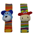 1PC / Set Bebê Wrist Rattle Socks Baby Puzzle Wrist Toy Strap
