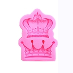 1pcs DIY Royal Crown em forma Silicone Bolo Mold Para Ferramentas bolos