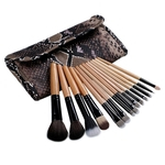 12pcs Makeup Brushes Set Sombra Foundation P¨® cosm¨¦tico Pattern Caso Kit