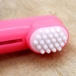 1Set Cat Dog Pet Tooth Dedo Escova Dental Care Para Pet Escova de dentes Escovas de dentes