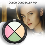 4 cores Concealer Tampa Black Eye Makeup Concealer Maquiagem Kit Professional