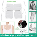 4Pcs Folha de remendo de eletrodo Massagem Instrumento Terapia Tecido não tecido 4X4cm